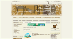 Desktop Screenshot of galeriaagyak.hu